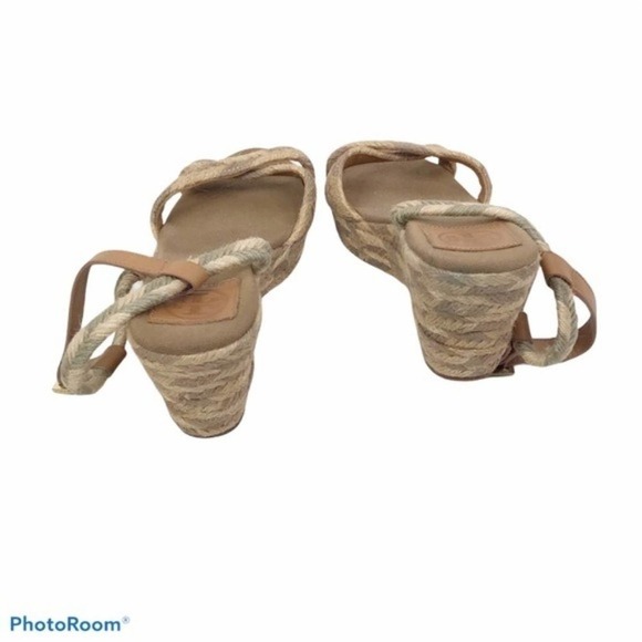 Tory Burch natural Camelia jute wedge sandals - Picture 5 of 12